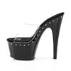 Pleaser - ADORE701LS Slide sandal heels - Pole dance shoes - Black/Transparent Product image